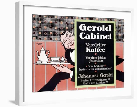 Gerold Cabinet Kaffee-J^ Loe-Framed Giclee Print