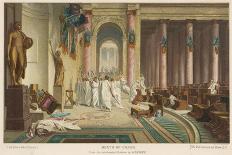 Julius Caesar is Assassinated in the Senate by Brutus and His Companions-Gerome-Photographic Print