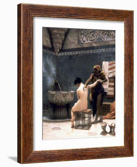 Gerome: The Bath, 1880-Jean Leon Gerome-Framed Giclee Print