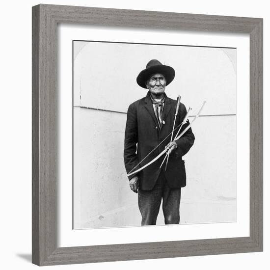 Geronimo (1829-1909)-William Herman Rau-Framed Photographic Print