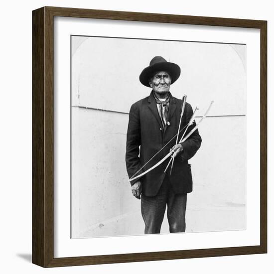 Geronimo (1829-1909)-William Herman Rau-Framed Photographic Print