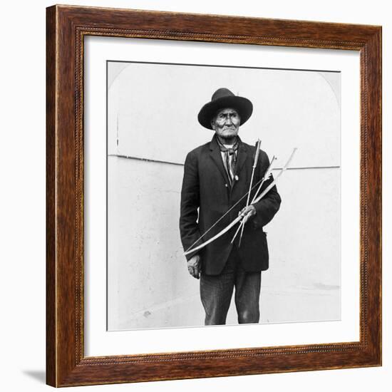 Geronimo (1829-1909)-William Herman Rau-Framed Photographic Print