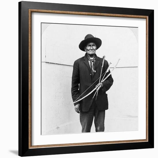 Geronimo (1829-1909)-William Herman Rau-Framed Photographic Print