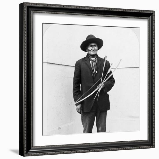 Geronimo (1829-1909)-William Herman Rau-Framed Photographic Print