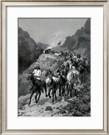 Geronimo And His Band Returning From A Raid Into Mexico Giclee Print Frederic Remington Art Com Geronimo And His Band Returning From A Raid Into Mexico Giclee Print Frederic Remington Art Com