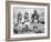 Geronimo and Three of His Apache Warriors, 1886-null-Framed Photographic Print