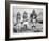 Geronimo and Three of His Apache Warriors, 1886-null-Framed Photographic Print