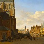Church of St. Bavo in Haarlem, 1666-Gerrit Adriaensz Berckheyde-Framed Giclee Print