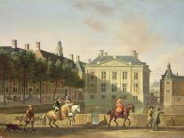 The Market Place with the Raadhuis, Haarlem-Gerrit Adriaensz Berckheyde-Giclee Print