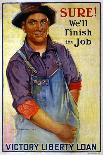 "Sure! We'll Finish the Job", 1918-Gerrit Albertus Beneker-Mounted Giclee Print