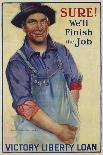 "Sure! We'll Finish the Job", 1918-Gerrit Albertus Beneker-Framed Premier Image Canvas