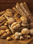 Still Life with White Bread, Bread Rolls & Bread Sticks-Gerrit Buntrock-Photographic Print