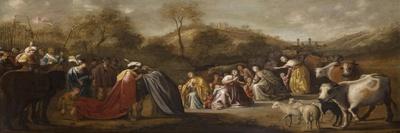 The Meeting of Jacob and Esau-Gerrit Claesz Bleker-Giclee Print