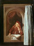 Portrait of the Artist at His Easel in His Studio-Gerrit Dou-Giclee Print