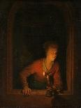 A Painter in His Studio-Gerrit or Gerard Dou-Framed Giclee Print