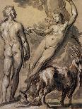 Adam and Eve. the Fall, Late 1590S-Gerrit Pietersz-Premium Giclee Print
