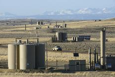 Jonah Natural Gas Field South of Pinedale, Wyoming-Gerrit Vyn-Photographic Print