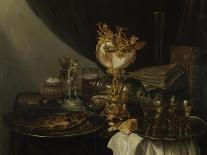 Still Life with a Nautilus Cup, C. 1645-Gerrit Willemsz Heda-Framed Premier Image Canvas