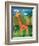 Gerry the Giraffe-Sophie Harding-Framed Art Print