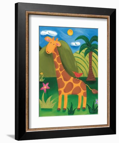 Gerry the Giraffe-Sophie Harding-Framed Art Print