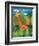 Gerry the Giraffe-Sophie Harding-Framed Art Print