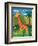 Gerry the Giraffe-Sophie Harding-Framed Art Print