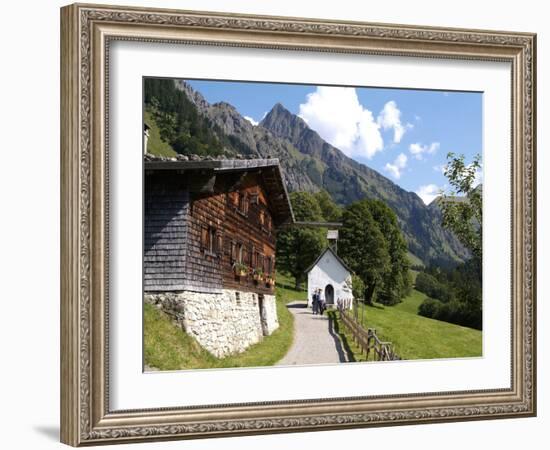 Gerstruben Near Oberstdorf and Mount Hoefats, Allgau, Bavaria, Germany, Europe-Hans Peter Merten-Framed Photographic Print