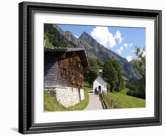 Gerstruben Near Oberstdorf and Mount Hoefats, Allgau, Bavaria, Germany, Europe-Hans Peter Merten-Framed Photographic Print