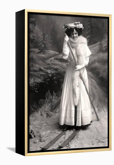 Gertie Millar (1879-195), English Actress, 1906-Foulsham and Banfield-Framed Premier Image Canvas