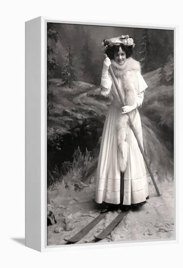 Gertie Millar (1879-195), English Actress, 1906-Foulsham and Banfield-Framed Premier Image Canvas