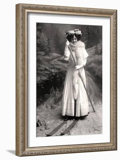 Gertie Millar (1879-195), English Actress, 1906-Foulsham and Banfield-Framed Photographic Print