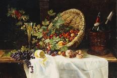 Cherries and Gooseberries in a Basket, 1859-Gertrud Trefftz-Framed Giclee Print