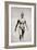 Gertrude Ederle in Her Long-Distance Costume, Well Smeared with Grease, 1926-null-Framed Photographic Print