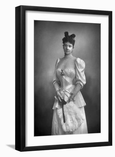 Gertrude Elizabeth Blood, Lady Colin Campbell (1857-191), Journalist and Socialite, 1893-W&d Downey-Framed Photographic Print