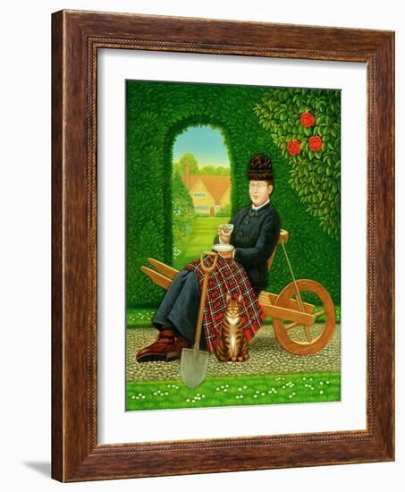 Gertrude Jekyll (1843-1932) the Queen of Spades, 1996-Frances Broomfield-Framed Giclee Print