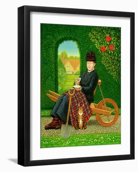 Gertrude Jekyll (1843-1932) the Queen of Spades, 1996-Frances Broomfield-Framed Giclee Print