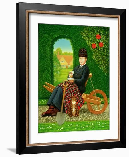 Gertrude Jekyll (1843-1932) the Queen of Spades, 1996-Frances Broomfield-Framed Giclee Print