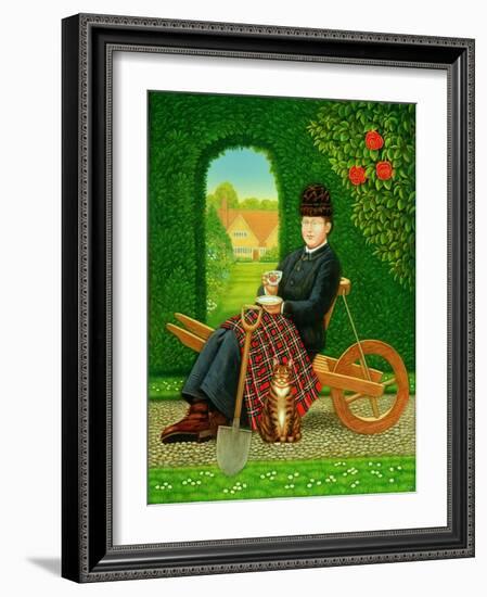 Gertrude Jekyll (1843-1932) the Queen of Spades, 1996-Frances Broomfield-Framed Giclee Print