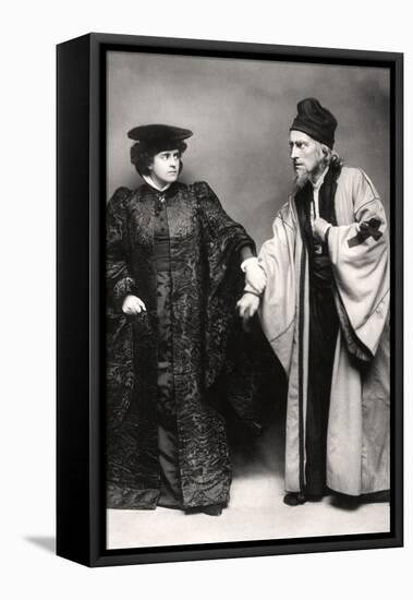 Gertude Elliott and Johnston Forbes-Robertson in the Merchant of Venice, Early 20th Century-Lizzie Caswall Smith-Framed Premier Image Canvas
