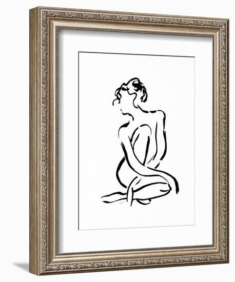 Gestural Figure Study Front-Evangeline Taylor-Framed Art Print