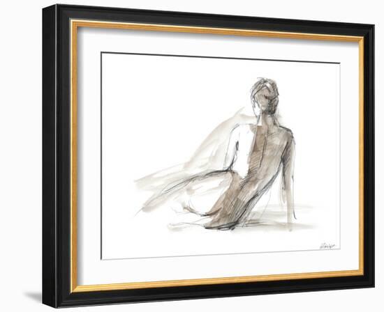 Gestural Figure Study II-Ethan Harper-Framed Art Print