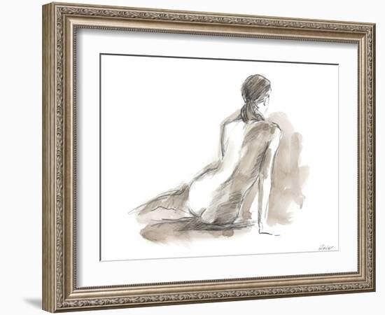 Gestural Figure Study III-Ethan Harper-Framed Art Print