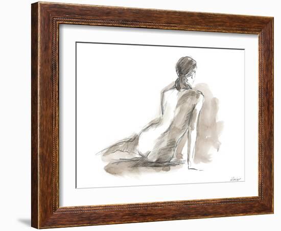 Gestural Figure Study III-Ethan Harper-Framed Art Print