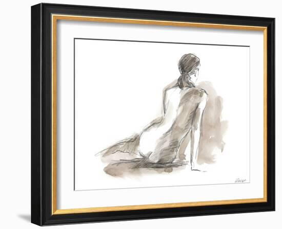 Gestural Figure Study III-Ethan Harper-Framed Art Print