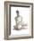 Gestural Figure Study IV-Ethan Harper-Framed Art Print