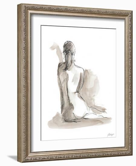 Gestural Figure Study V-Ethan Harper-Framed Art Print