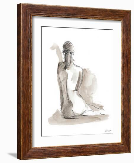 Gestural Figure Study V-Ethan Harper-Framed Art Print