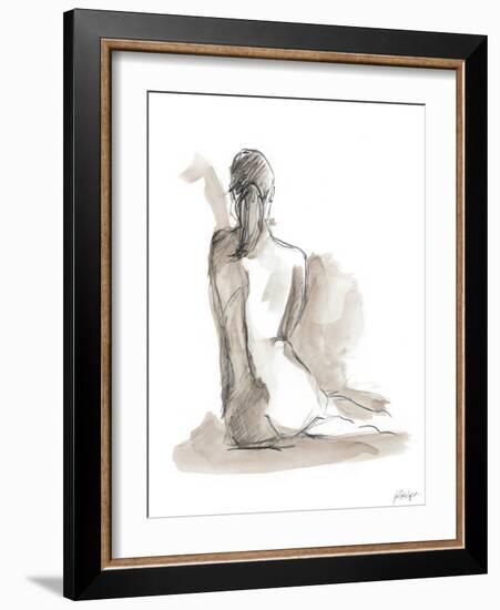 Gestural Figure Study V-Ethan Harper-Framed Art Print