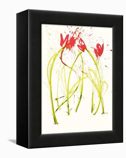 Gestural Florals 5-Paul Ngo-Framed Premier Image Canvas