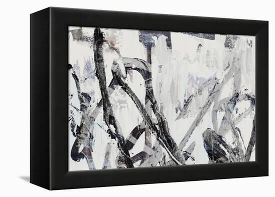 Gestural I-PI Studio-Framed Stretched Canvas